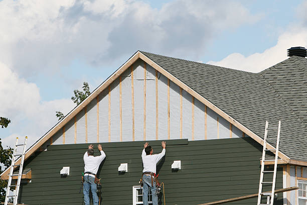 Professional Siding Replacement technician working in Dupont, CO
